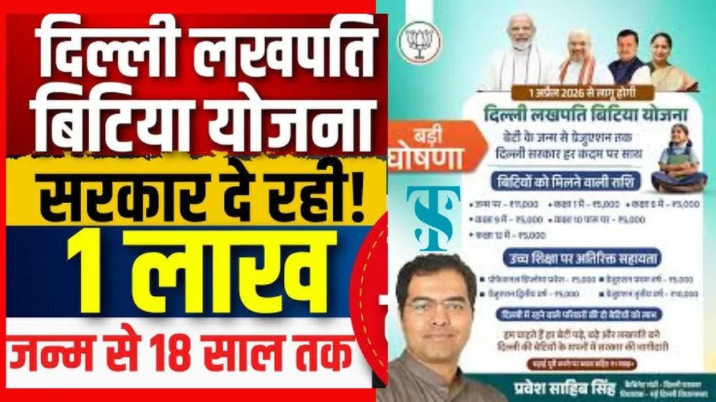 लखपति बिटिया योजना 2026: दिल्ली सरकार दे रही सभी बेटियों को 1 लाख रुपये | Delhi Lakhpati Bitiya Yojana
